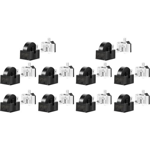 Refrigerator Starters QP2-4R7 4.7 Ohm 1 Pin Refrigerator PTC Starter Relays and 6750C-0005P Refrigerator Protectors