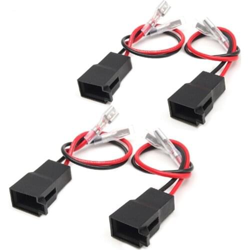 1/2 Pair 15cm Speaker Cable Adaptor Plug Connectors Sudio Wire Connector For Vauxhall /Renault /Volkswagen /Nissan /Audi A2 A4