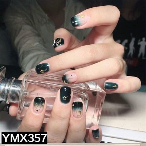 14tips Nail art Full-Cover Sticker Sheet Polish New Designs s Art Decorations Manicure Tools