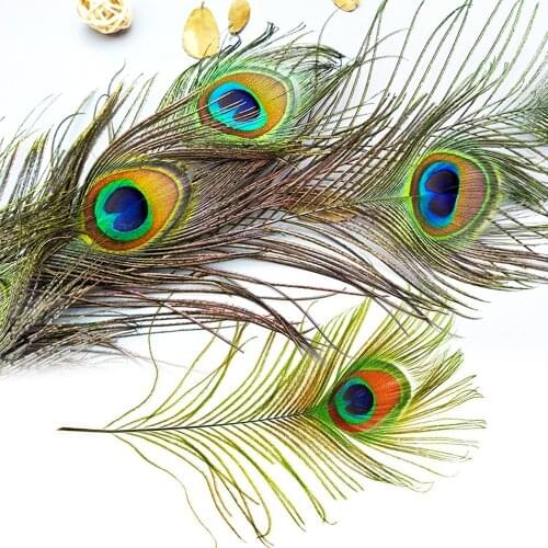 20/30/50pcs Peacock Feathers Beautiful Natural Peacock Feather For Crafts DIY Jewelry Making Room Vase Wedding Decoration Plume