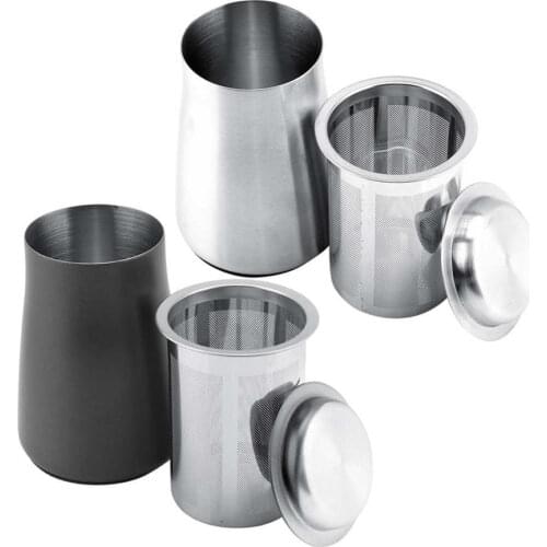 3 in 1 Powder Sieve Stainless Steel Coffee Cocoa Flour Dustproof Flour Filter Cup Coffee Grinder Accessory necessity DIY Tool