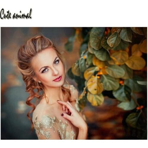 5D diy diamond Painting beauty women diamond embroidery sale full circle diamond rhinestone mosaic diamond picture home decor