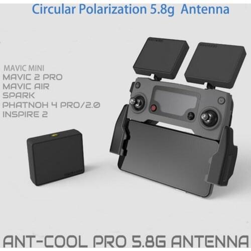 Mavic 2 Pro/ Spark Phantom 4 Antenna WiFi Signal Range Booster Extender 17DBI 5.8GHz For DJI Drone Accessories