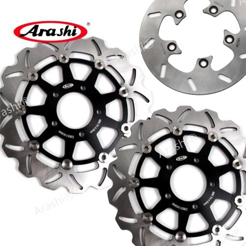 ARASHI Fit SUZUKI GSX-R600 GSX-R750 Front Rear Brake Rotors Floating Disc GSXR600 GSXR750 05 04 2005 2004 / GSXR1000 2003-2004