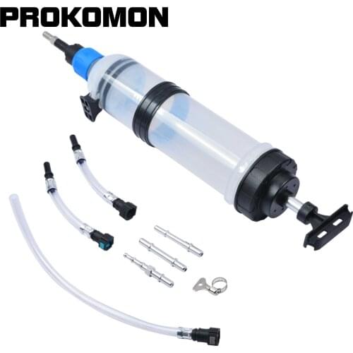 Gearbox Oil Suction & Filler Fluid Transfer Hand Pump Syringe Gun 200cc/500cc/1.5l Tool