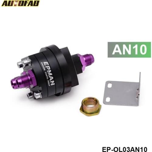 BLACK AN10 ALUMINUM OIL FILTER RELOCATION MALE FITTING ADAPTER KIT 3/4X16,20X1.5 AF-OL03AN10BK