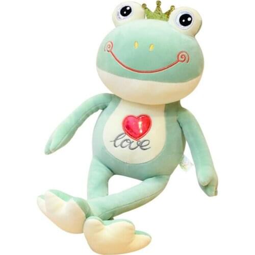 Children Cute frog doll prince plush toy hugging love kids stuffed toy birthday gift
