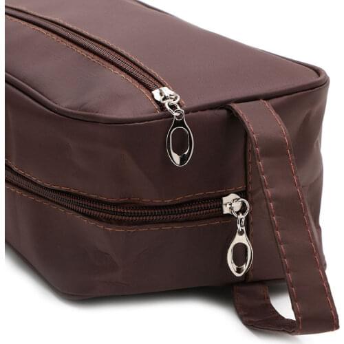 Travel Toiletry Organizer Bag Canvas Shaving Kit Makeup Bag Case for Men Women