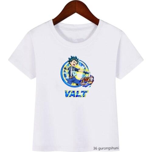 Newly boys t shirts anime cool Beyblade Burst Evolution cartoon print teen clothing tshirt funny kids tee birthday gift clothing
