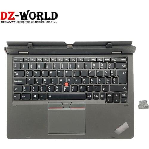 HU New/Orig for Thinkpad HELIX 20CG 20CH Hungarian Backlit Keyboard Assm w/ Bottom Case & Touchpad & Battery 03X7063 SL10G79982
