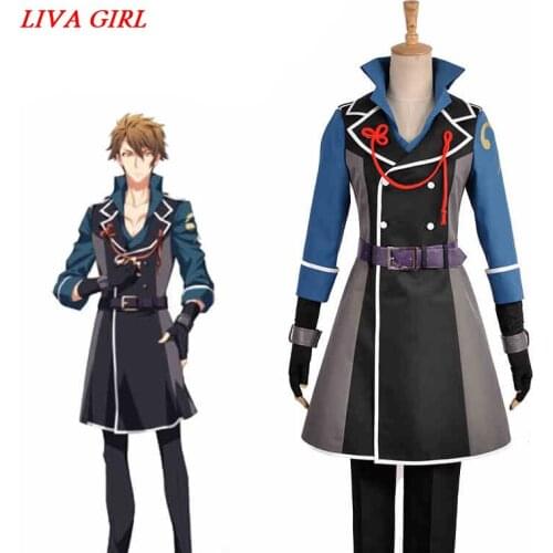 Liva girl Idolish7 Ryunosuke Tsunashi Cosplay Costume Custom Made costume Full sets top +pants