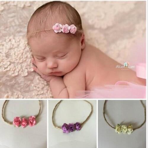 Newborn baby girl soft headband Props For Baby Photography Baby Shower Gift Birthday Gift