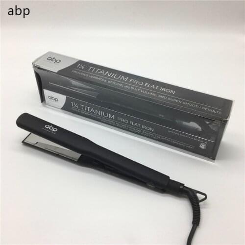 NEW 1 1/4 TITANIUM PRO FLAT IRON hair straightener Straight/iron Salon straight splint Hair protectors hair straighteners Univer