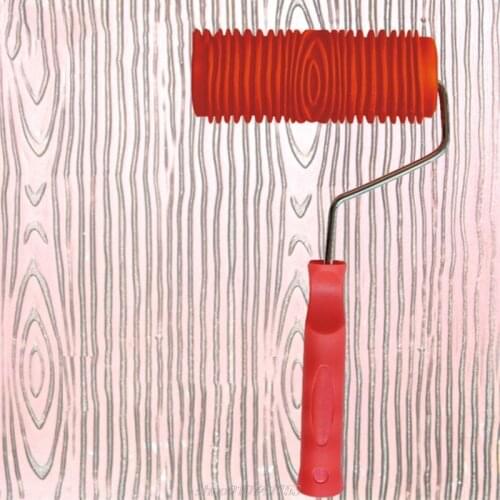 Embossed Paint Roller Sleeve Wall Texture Stencil Brush Pattern Art Rollers House Decoration Household Drop N05 20 Dropship