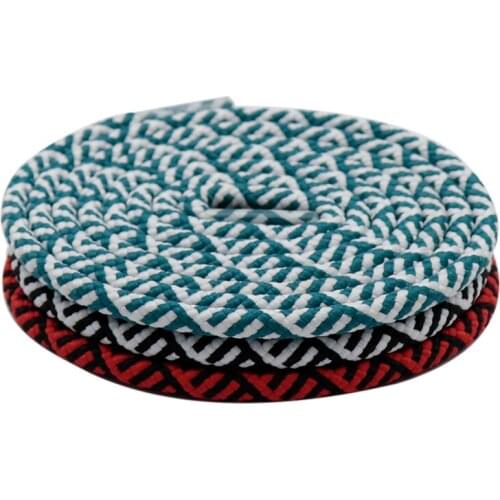 Weiou 5MM Eco-Frendly Polyester Shoelaces Affordable Round Ropes Durable Material Outdoor Laces For Sport Runner Walker Jogger