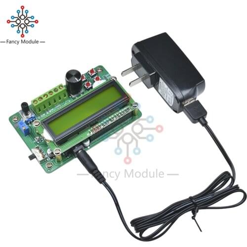 0.01Hz-5MHz DDS Function Signal Generator Module Sine Triangle Square Wave TTL Output Storage Recall Counte 1602 LCD Display