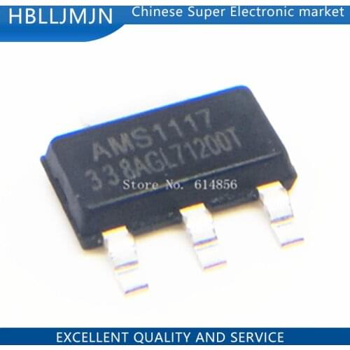20PCS AMS1117 AMS1117-3.3V AMS1117-ADJ AMS1117-1.8 AMS1117-1.2 AMS1117-5.0 AMS1117-2.5 AMS1117-3.3 AMS1117-5.0 AMS1117-1.5
