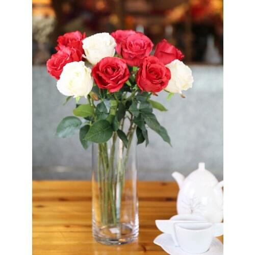 53cm Rose Branch Artificial Flowers Silk Roses Mothers Day Gifts Wedding Decoration Diy Craft Living Room Home Table Decor