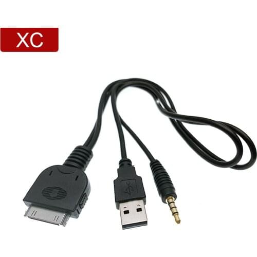 Car USB Cable for iPod USB 3.5mm interface Connection AV Cable Adapter for Pioneer AVIC-Z130BT HeadUnit OEM CD-IU51V