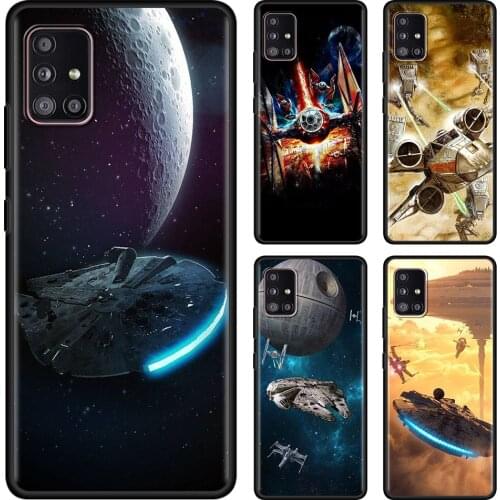Funda For Samsung A71 A52 A91 A72 A51 A02s A02 A42 A41 A32 A31 A21s A21 A12 A11 A01 Case Star Space Ship Wars