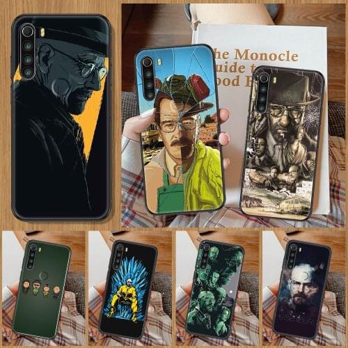 Heisenberg Breaking Bad Phone Case For Xiaomi Redmi Note 7 8 9 10 7A 8T 9A 9T 9S 10S Pro black luxury waterproof art cell cover