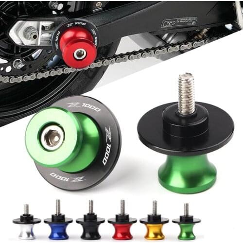 For kawasaki Z1000 Z 1000R Z1000SX 2015-2021 2020 Motorcycle Latest high quality Swingarm Slider Spools 8MM Stand Screws Cover