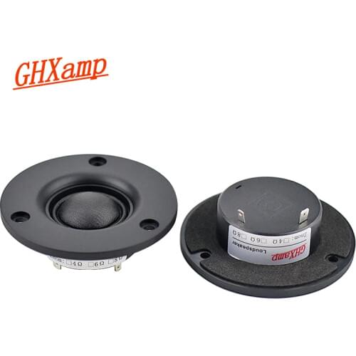 GHXAMP 3 Inch Dome Tweeter Speaker 4OHM 20W Silk Film Treble 25 Core Home Theater For Bookshelf 5.1 Loudspeakers 90dB 2PCS