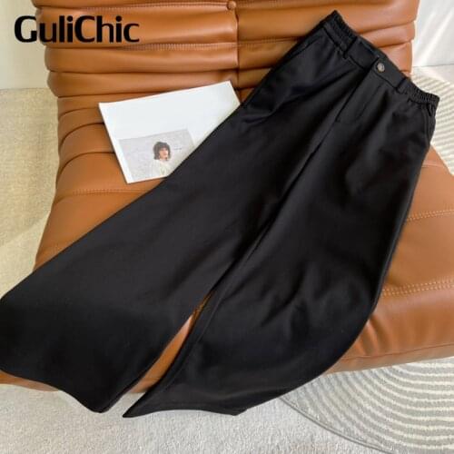 Женские брюки широкие GuliChic China At AliExpress