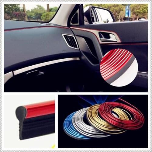 Car interior Decoration thread line Insert Strip Accessories for Chevrolet Blazer Traverse Tahoe Equinox Trax Sonic FNR-X Bolt