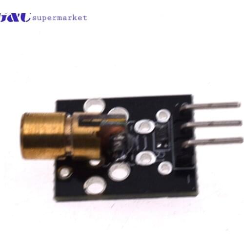 KY-008 3pin 650nm Red Laser Transmitter Dot Diode Copper Head Module for arduino diy electronics