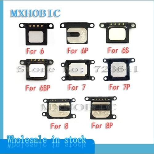 MXHOBIC 10pcs/lot Earpiece Ear Speaker for iPhone 7 8 6 6S Plus 6G 7G 8G Sound Flex Cable Listening Parts Replacement