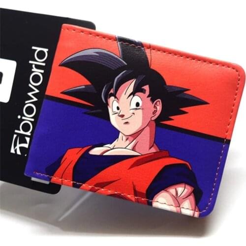 2021 New Cartoon Wallet wu kong Credit Card Slot Photo Student Teen Short PU Wallets