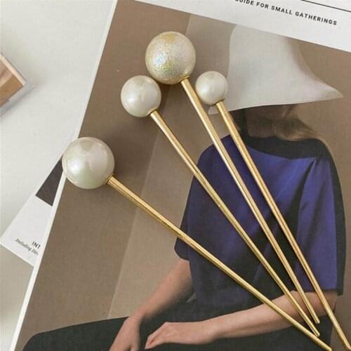 New Chinese Hairpin Pearl Chopsticks Lady Hairpin Hairpin Hairpin Wedding Hair Accessories Jewelry