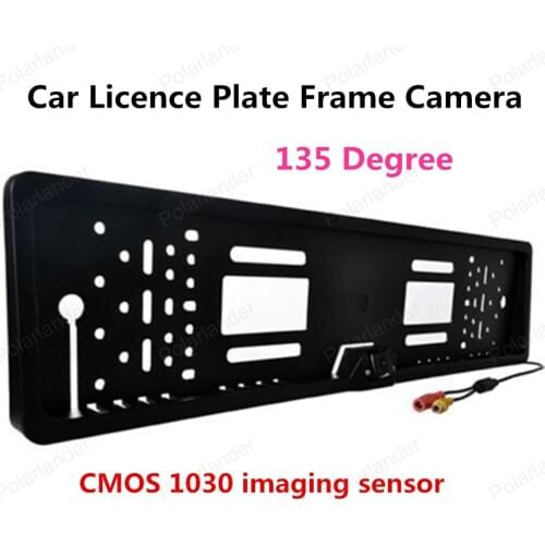 Wholesale Wireless transmitter receiver system Car Licence Plate Frame Reverse Camera 135 Degree angle