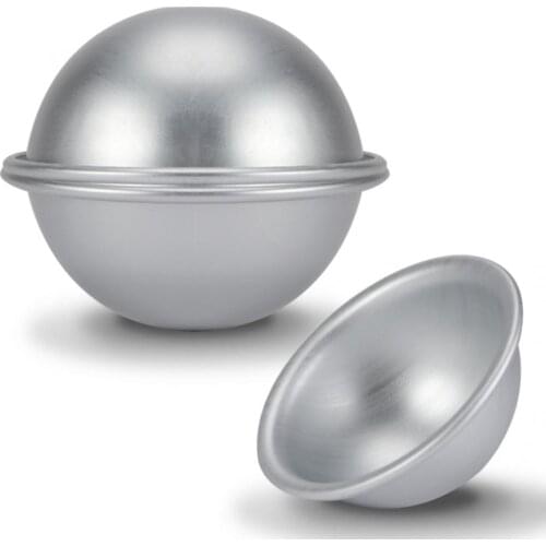 9cm Semicircle Mold Aluminum Hemisphere Chiffon Cake Pan Bikini Cake Dessert Pudding Baking Trays for Kitchen Cake Tool