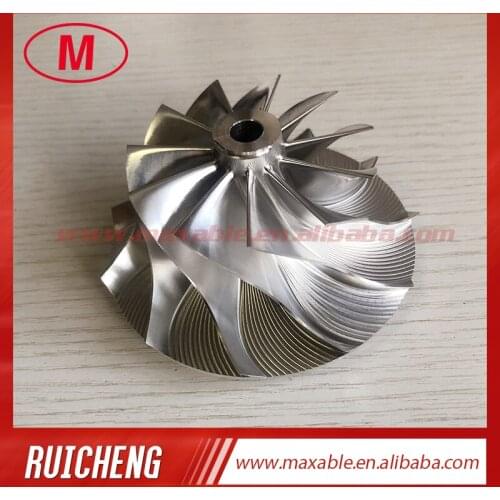S300 173297 63.00/88.48 mm 11+0 blades turbo milling/aluminum 2618/billet compressor wheel for 177283(S300SX3-63)