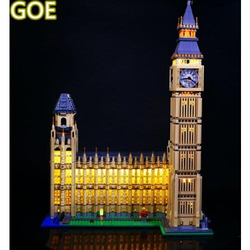LED Light Kit for 10253 City Creator Big Ben Building Blocks Bricks Toys (Only LED Light included)
