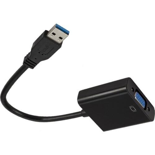 USB 2.0/3.0 To VGA Multi-Display Adapter Converter External Video Graphic Card Portable USB To VGA Converter