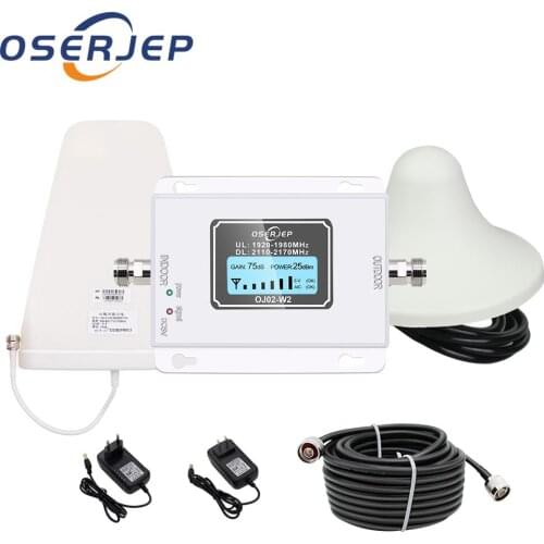 UMTS 2100M Hz signal amplifier+LPDA outdoor antenna/ceiling indoor antenna