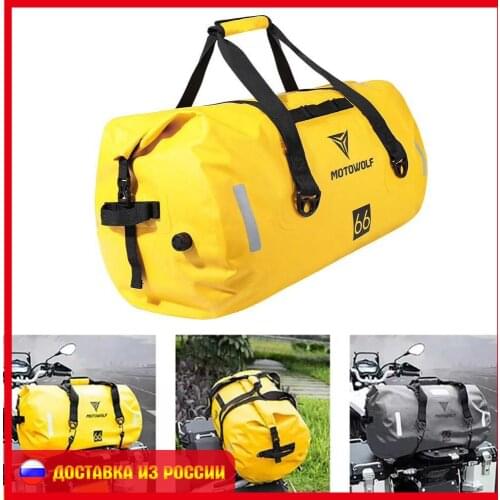 Waterproof Bag 40L 66L 90L Motorcycle Dry Duffel Bag for Travel,Motorcycling, Cycling,Hiking,Camping (40L, Yellow)