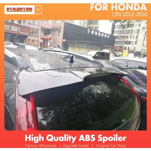 KUMIKUBI Rear Trunk Spoiler ABS Car Tail Wing For Honda CRV CR-V 2012 2013 2014 2015 2016 Rear Trunk Boot Lip Wing Car Styling