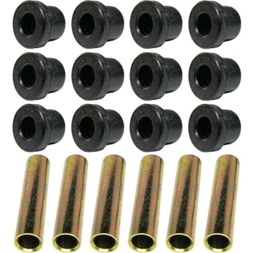 1 Set Rear Leaf Spring for Club Car DS Gas Electric Golf Cart Bushing and Sleeve Kit, 1015583 1012303 1992 Up