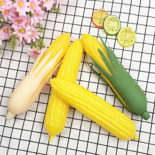 1Pcs Simulation Corn Model Plastic Corn Fake Vegetable Decoration Decoration Childrens Toy Photography Shooting Props