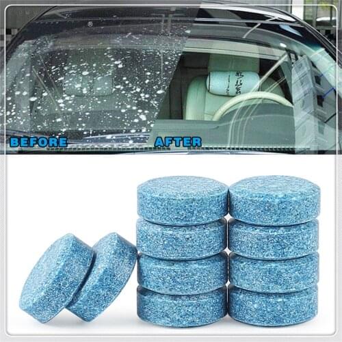 10pcs Car Solid Cleaner Effervescent Tablets Spray for Fiat Fiorino 595 500 520 20-30 16-20 500S Toro Fullback Aegea