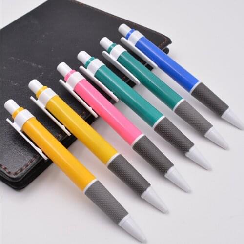100pcs/lot Advertising Gifts Pens Press Ballpoint Pens Office School Promotion Writing Pen