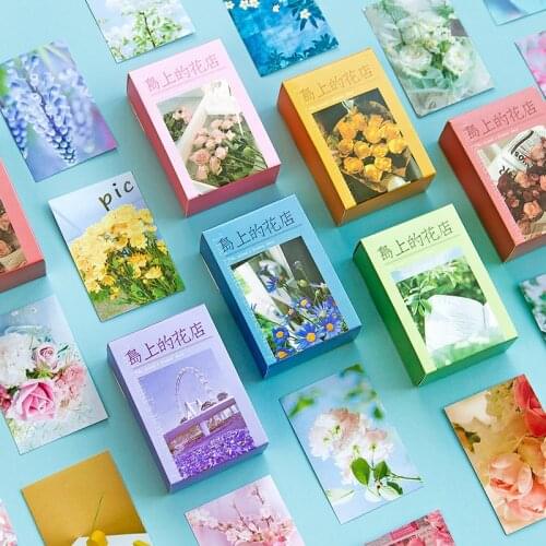 20sets/lot Kawaii Stationery Stickers Bookstore series on the island Planner Decorative Mobile Stickers Scrapbooking DIY Craft