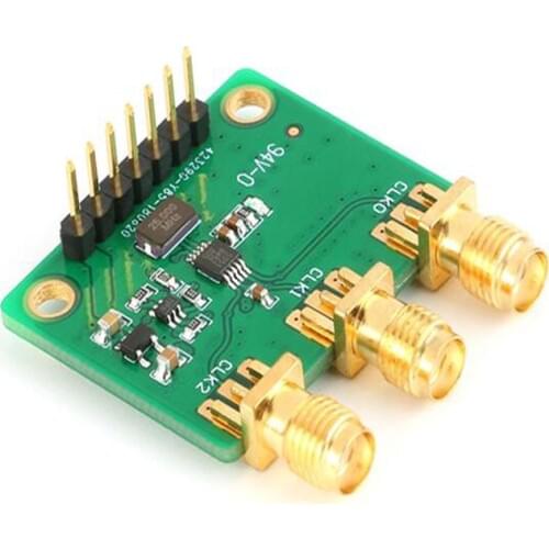 DC 3V-5V 3-Channel Clock Signal Generator Distribution Board Module Signal Generator Clock 8KHz-160MHz For Arduino Clock Signal Module