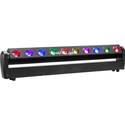 8pcs new arrival 2020 super brightness dmx pixel moving bar 10pcs 40W RGBW 4in1 sharpy led beam bar 10x40W