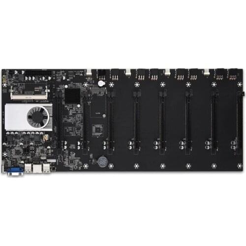 Brand New Onboard 1037U CPU HM77 Chipset VGA 8-GPU Bitcoin motherboards for miner T37 Gigabit Ethernet