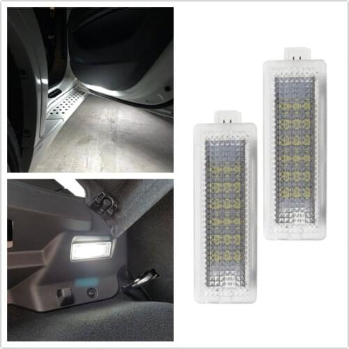 Car LED Door foot Light Trunk lamp For BMW 1 3 5 6 7-Series E60 E70 E90 E65 E85 M3 MINI Z4 R50 No Error Reading Lights